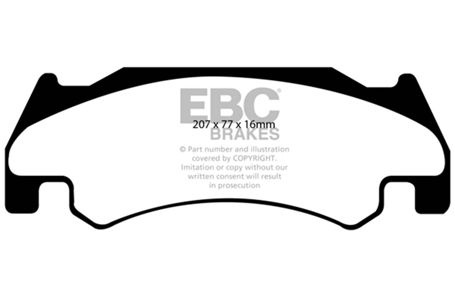 2006, 2005 Dodge Ram 1500 1500 Disc Brake Pad Set