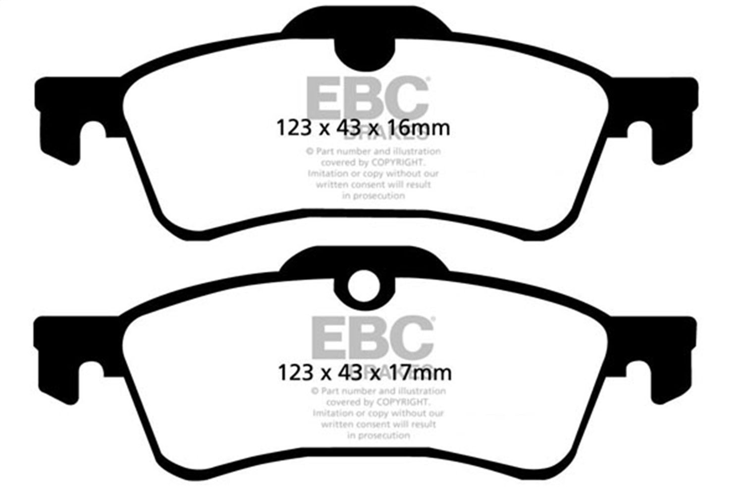 2003, 2002 Mini Cooper Disc Brake Pad Set