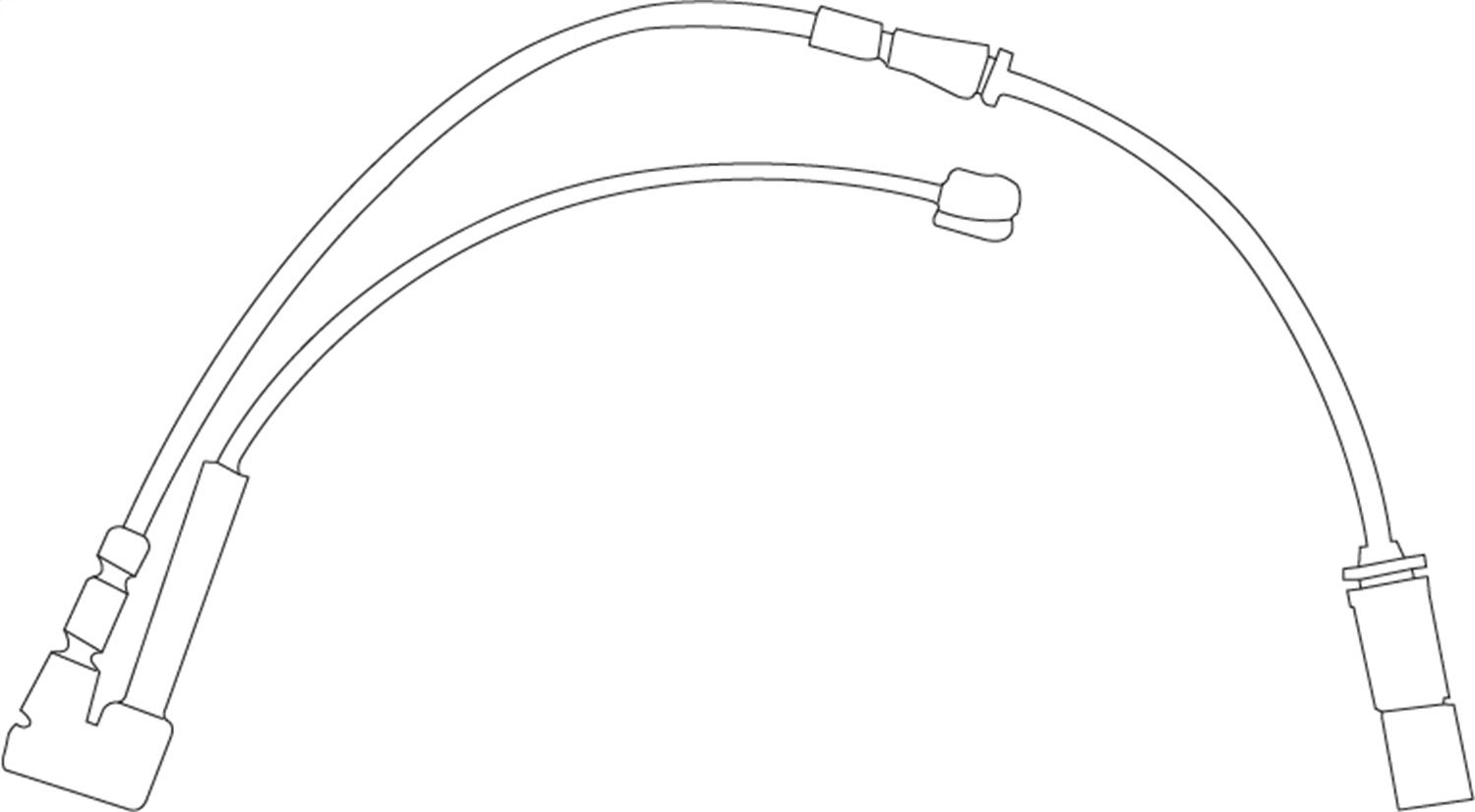 2023, 2022, 2021, 2020, 2019, 2018, 2017, 2016, 2015 Mini Cooper Disc Brake Pad Wear Sensor