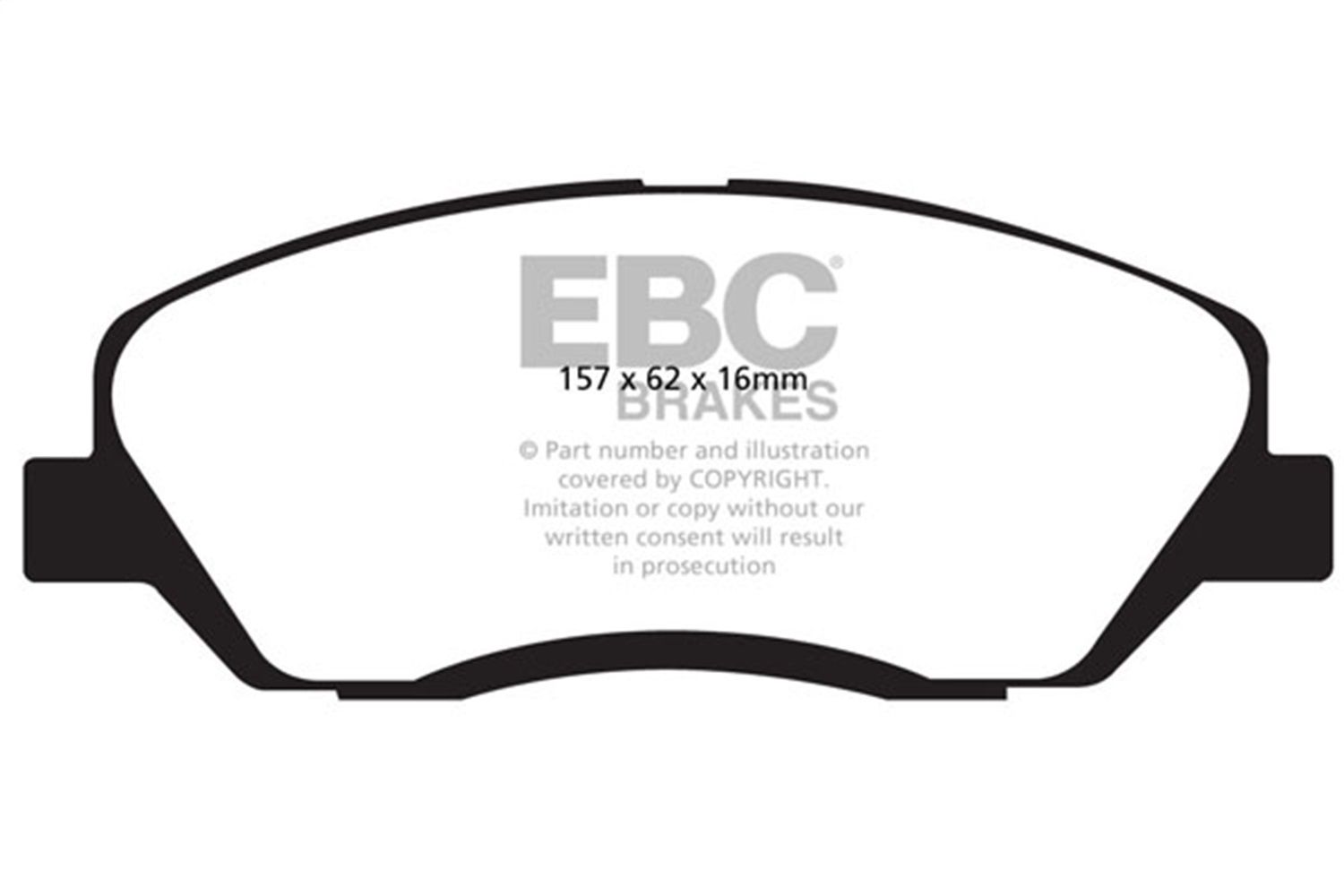 2009, 2008, 2007 Hyundai Entourage Disc Brake Pad Set