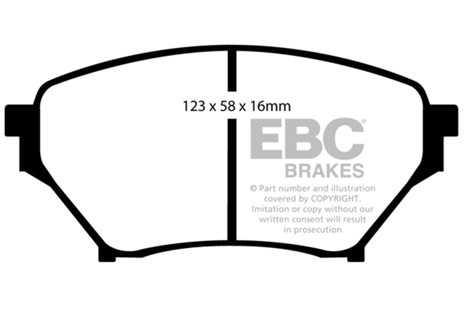 2005, 2004, 2003, 2002, 2001 Mazda Miata Disc Brake Pad Set