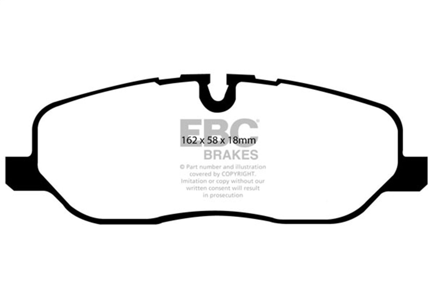 2009, 2008, 2007, 2006, 2005 Land Rover LR3 LR3 Disc Brake Pad Set
