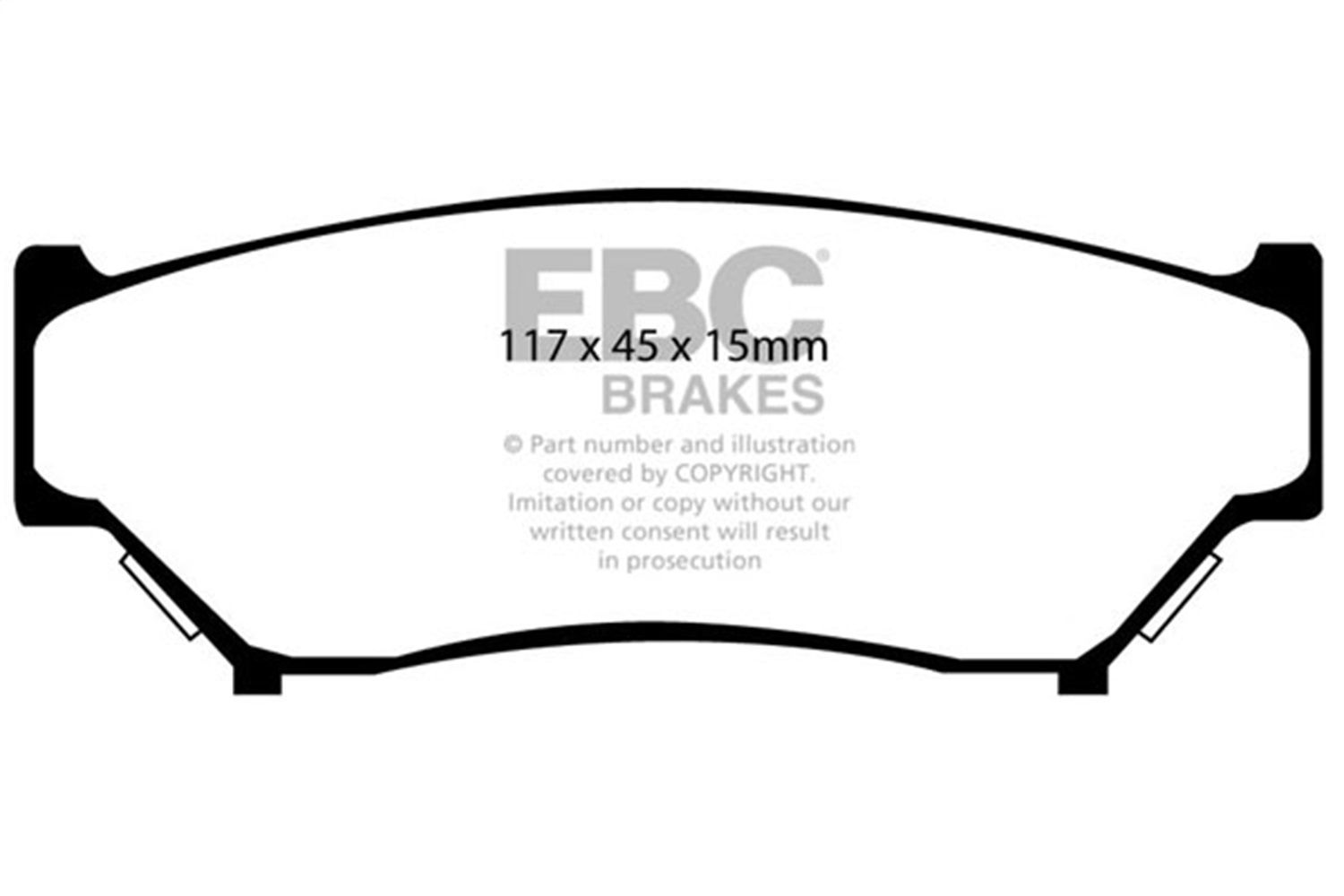 1997, 1996 Geo Tracker Disc Brake Pad Set