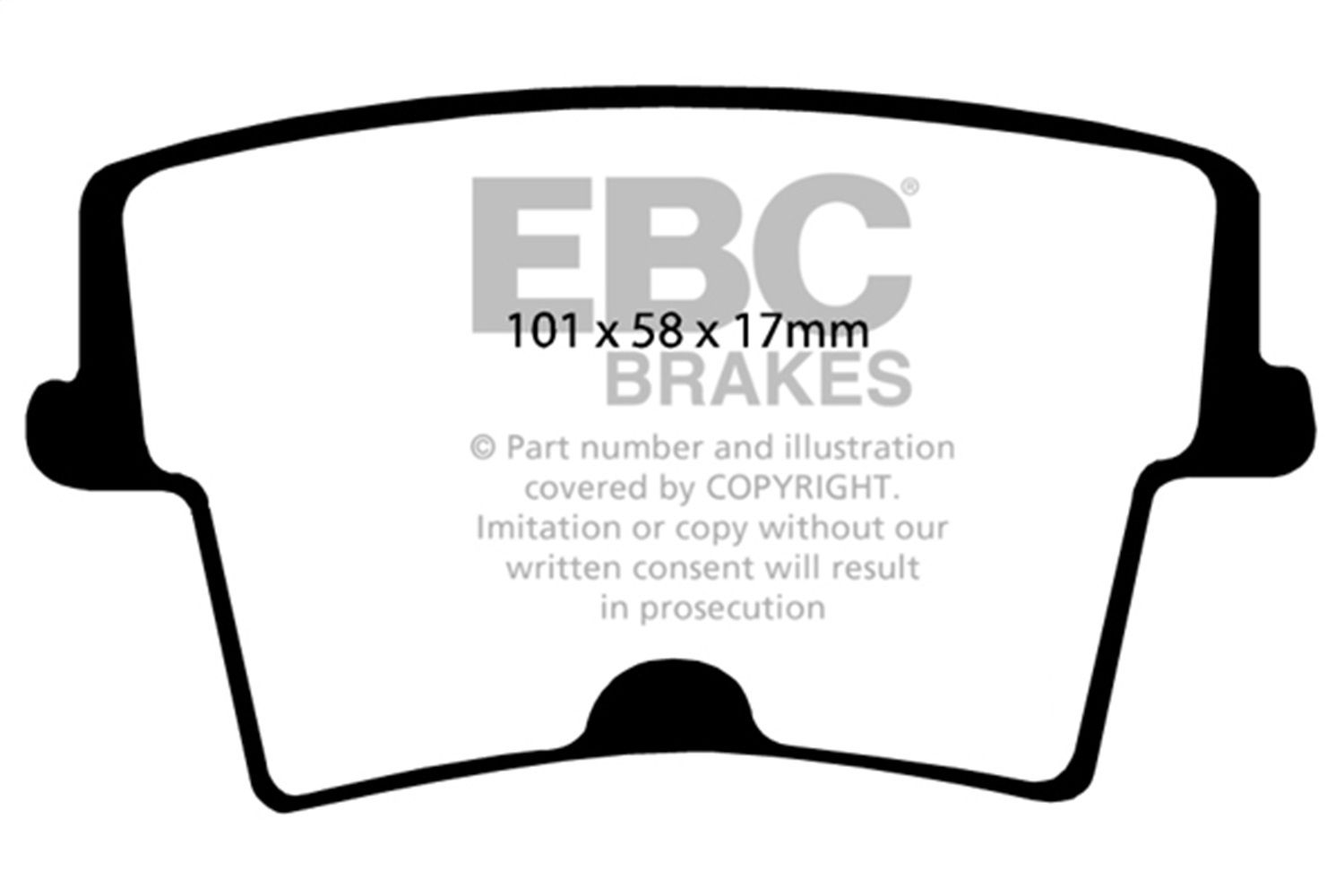 2008, 2007, 2006, 2005 Dodge Magnum Disc Brake Pad Set