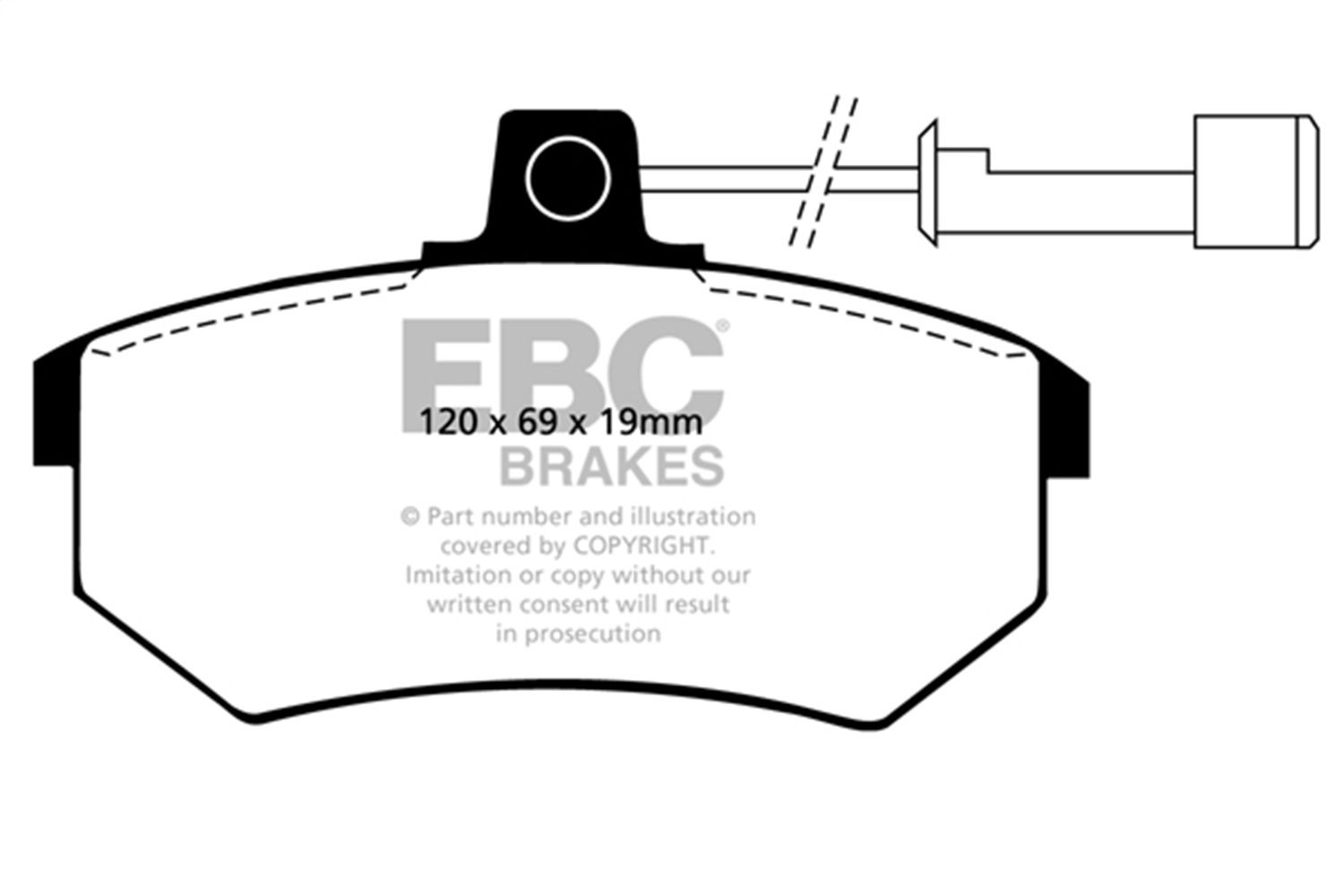 1987, 1986, 1985, 1984 Audi 5000 Disc Brake Pad Set