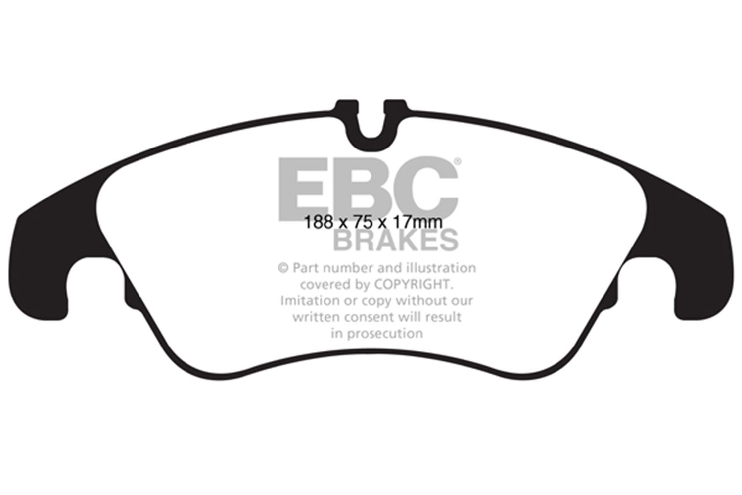2017, 2016, 2015, 2014, 2013, 2012 Audi S5 Disc Brake Pad Set