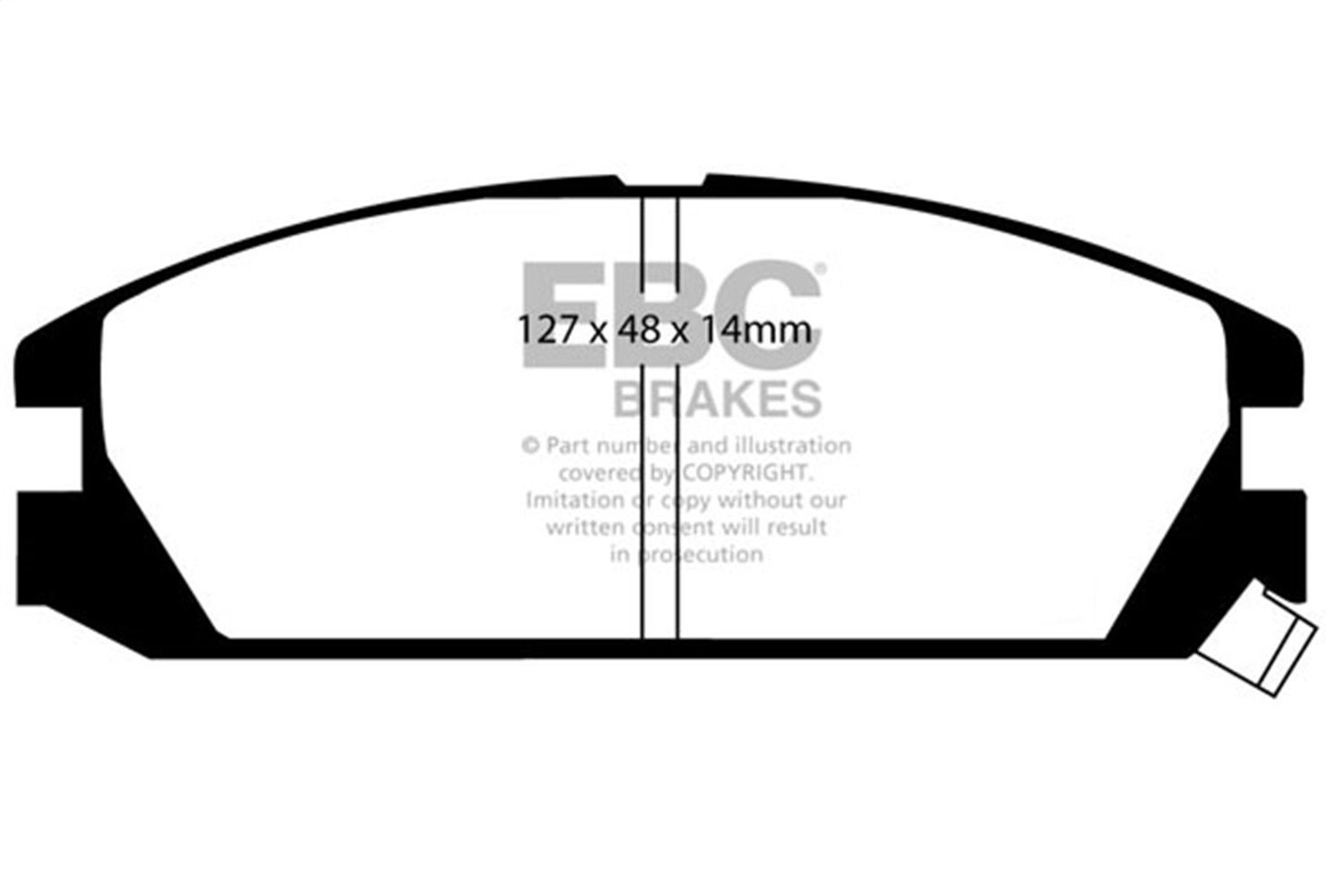 1989, 1988, 1987, 1986 Acura Integra Disc Brake Pad Set