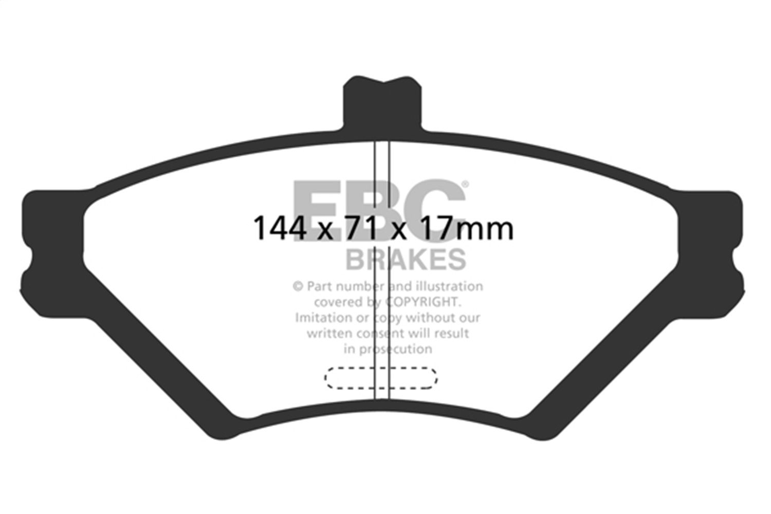 1997, 1996, 1995 Ford Crown Victoria Victoria Disc Brake Pad Set