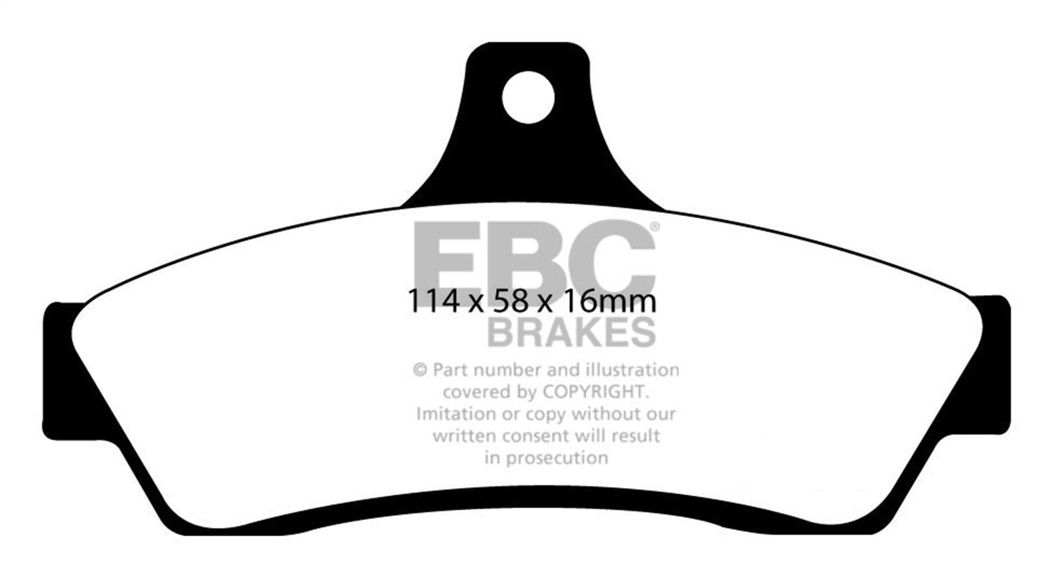 2006, 2005, 2004 Pontiac GTO Disc Brake Pad Set