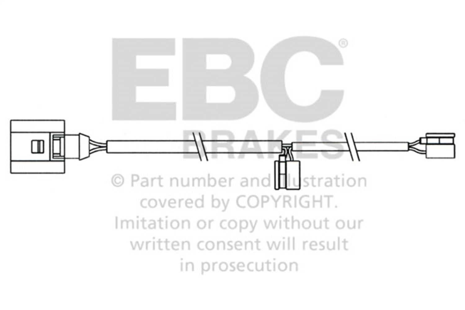 2008 Porsche Cayenne Disc Brake Pad Wear Sensor