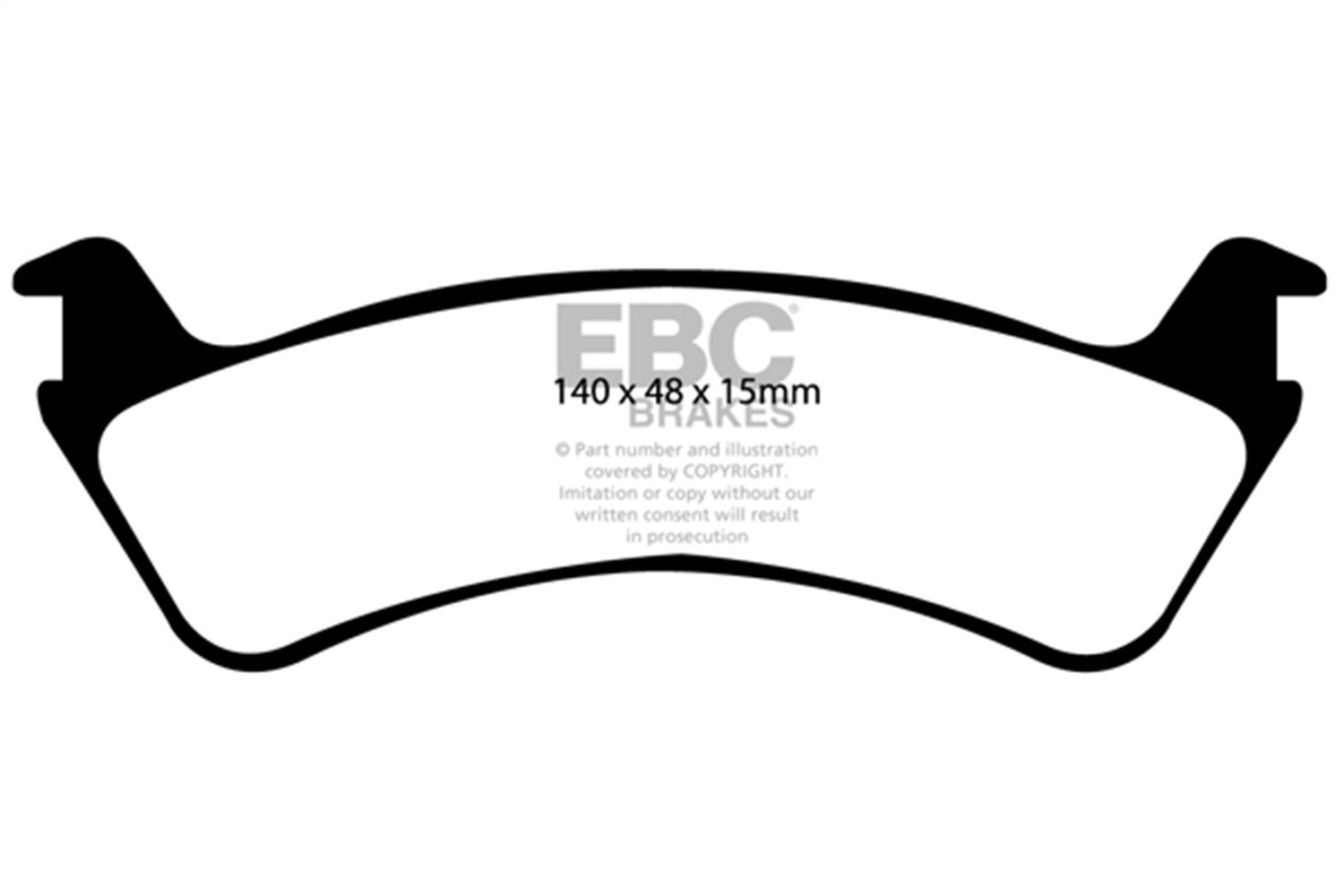 2005, 2004, 2003, 2002, 2001, 2000 Ford Explorer Disc Brake Pad Set