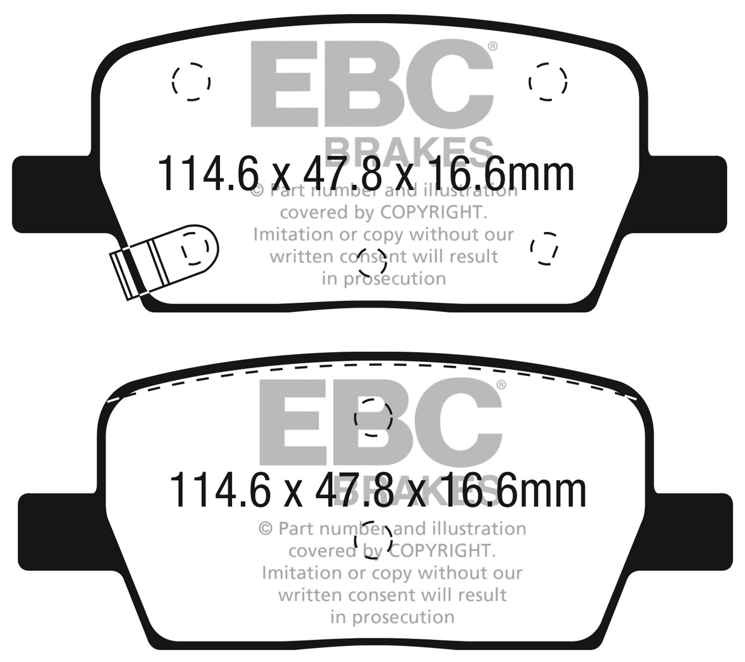 2020, 2019, 2018, 2017 GMC Acadia Disc Brake Pad Set