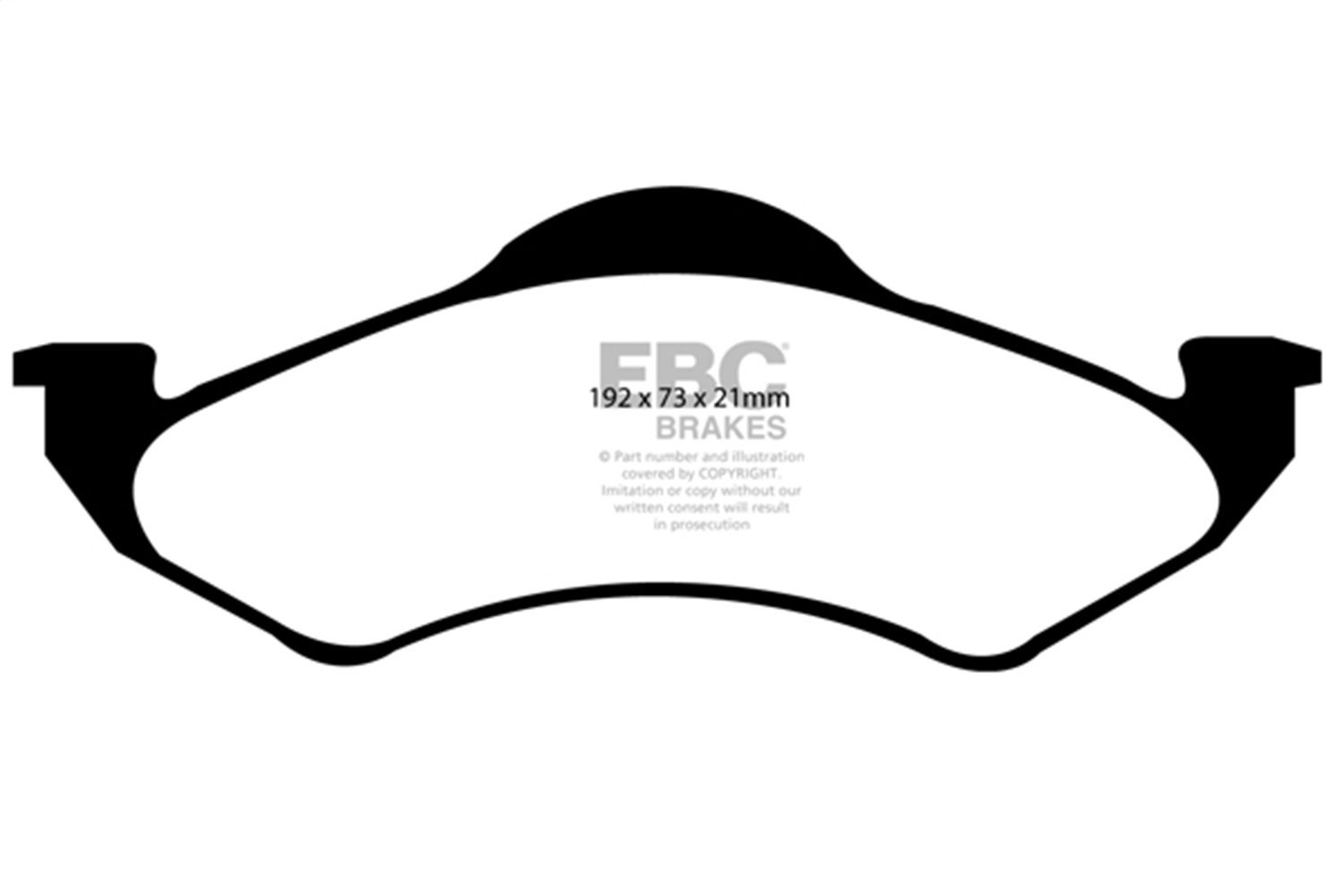 2002, 2001, 2000 Dodge Durango Disc Brake Pad Set