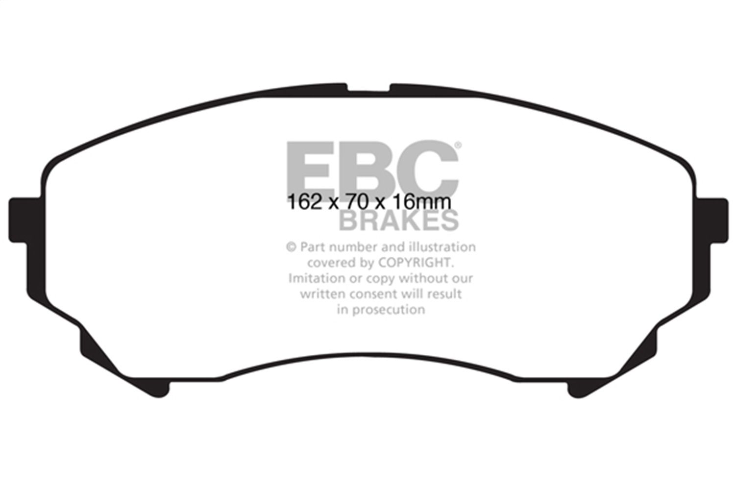 2014, 2013, 2012, 2011 Cadillac CTS Disc Brake Pad Set