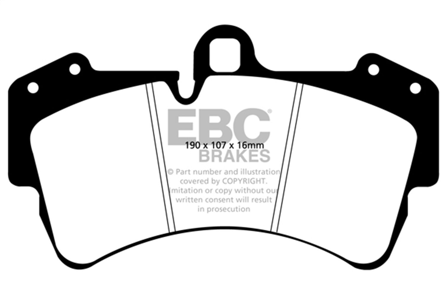 2015, 2014, 2013, 2012, 2011, 2010, 2009, 2008, 2007 Audi Q7 Disc Brake Pad Set