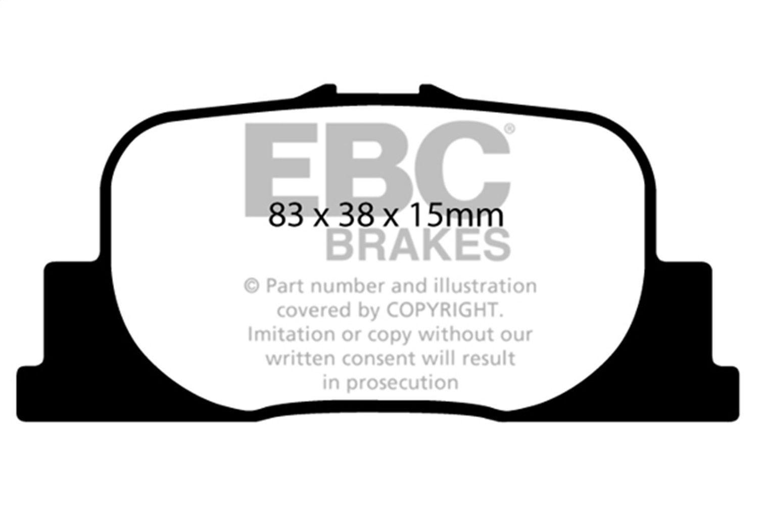 2001, 2000 Lexus ES300 Disc Brake Pad Set