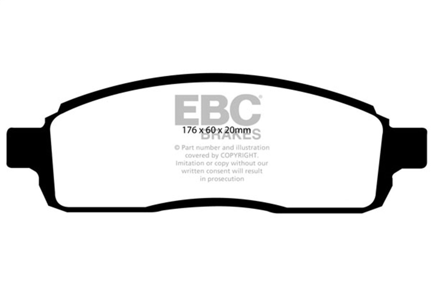2008, 2007, 2006, 2005, 2004 Ford F-150 Disc Brake Pad Set