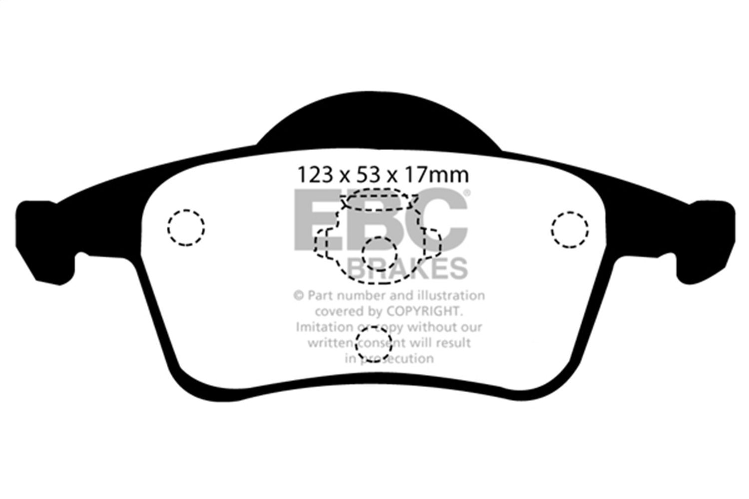 2005, 2004, 2003, 2002, 2001, 2000, 1999 Volvo S80 Disc Brake Pad Set