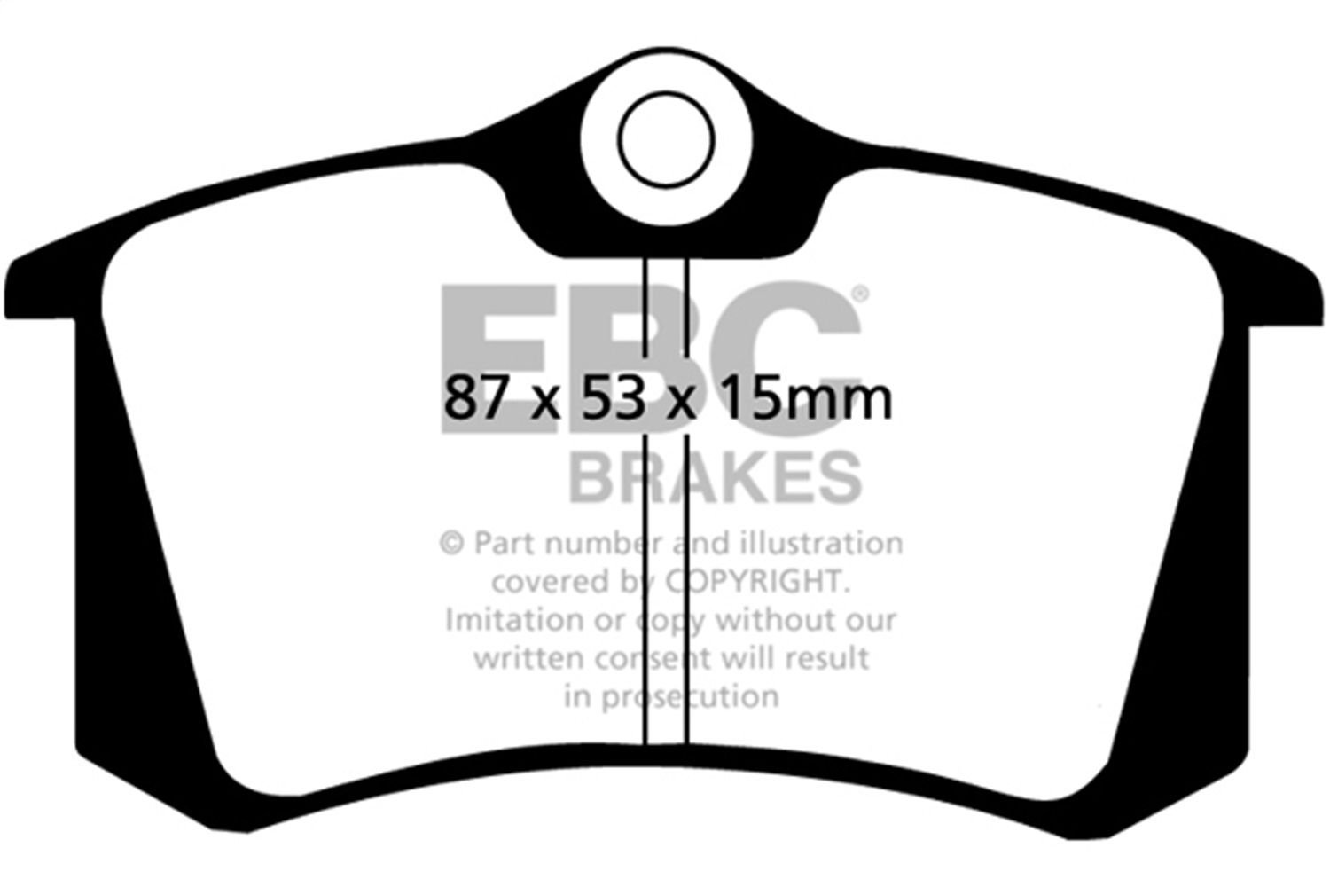 2013, 2012, 2011, 2010 Audi A3 Disc Brake Pad Set