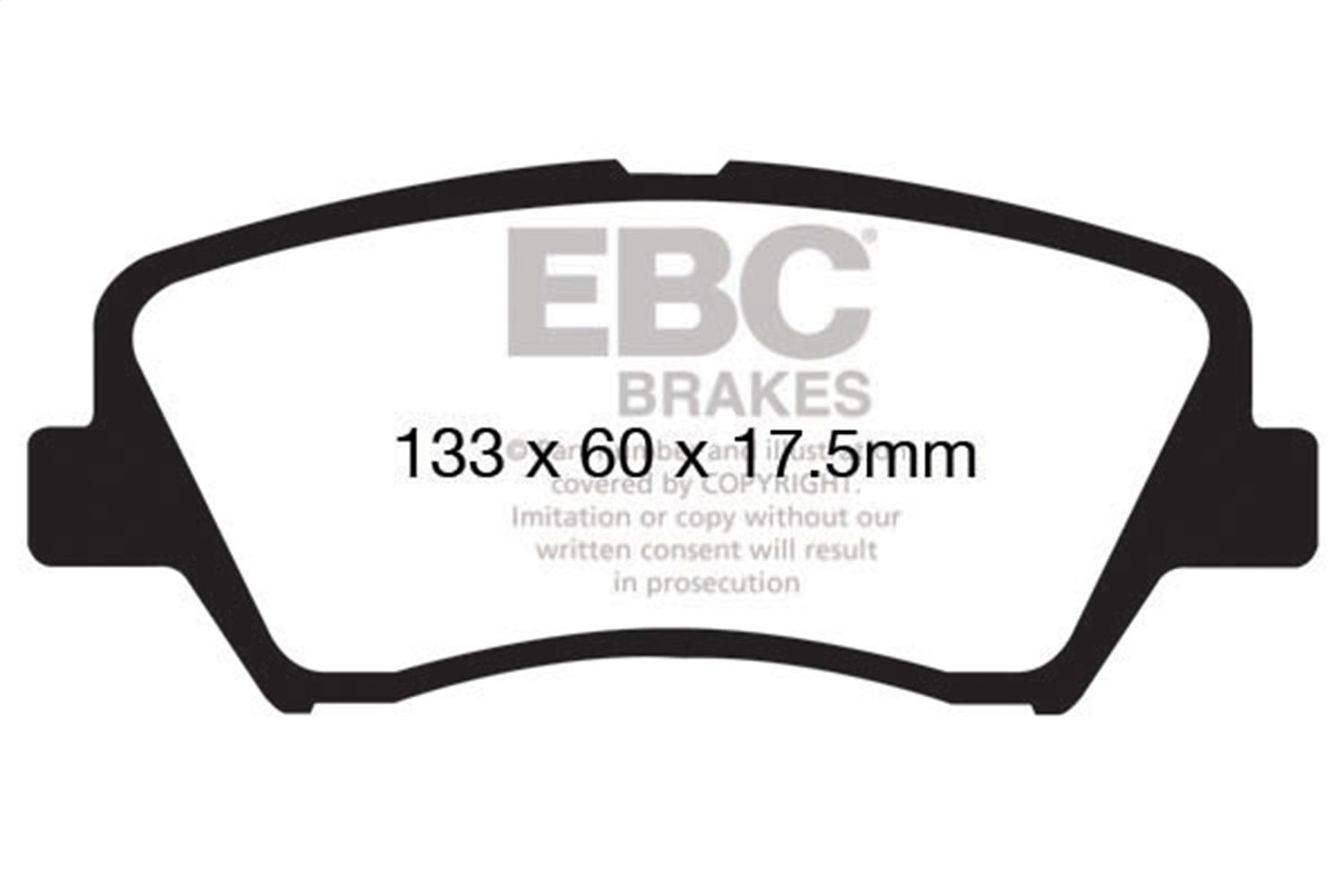 2018, 2017, 2016, 2015, 2014 Kia Forte Disc Brake Pad Set