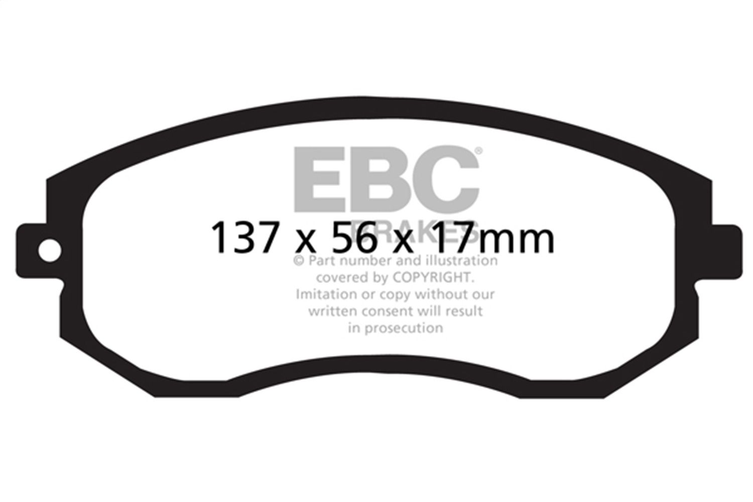2014, 2013 Subaru Legacy Disc Brake Pad Set