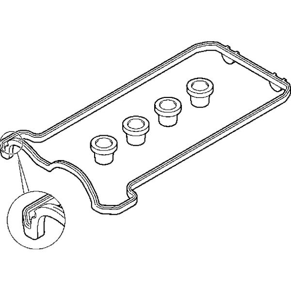1996-1999 Mercedes-Benz S500 Engine Valve Cover Gasket Set (Elring)
