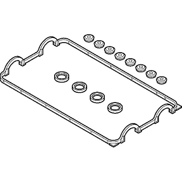 1998-2000 Honda Civic Engine Valve Cover Gasket Set (Elring)