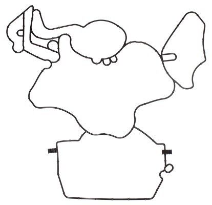 2019, 2018, 2017, 2016, 2015, 2014, 2013, 2012, 2011 Porsche Cayenne Quattro Engine Crankshaft Cover Gasket