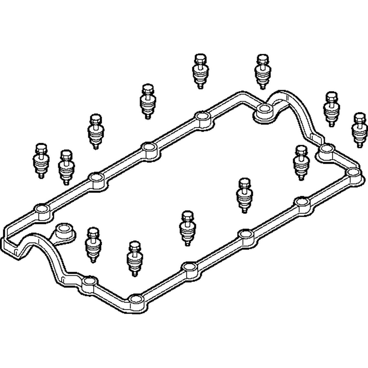 1989, 1988, 1987, 1986 BMW 635CSi Engine Valve Cover Gasket