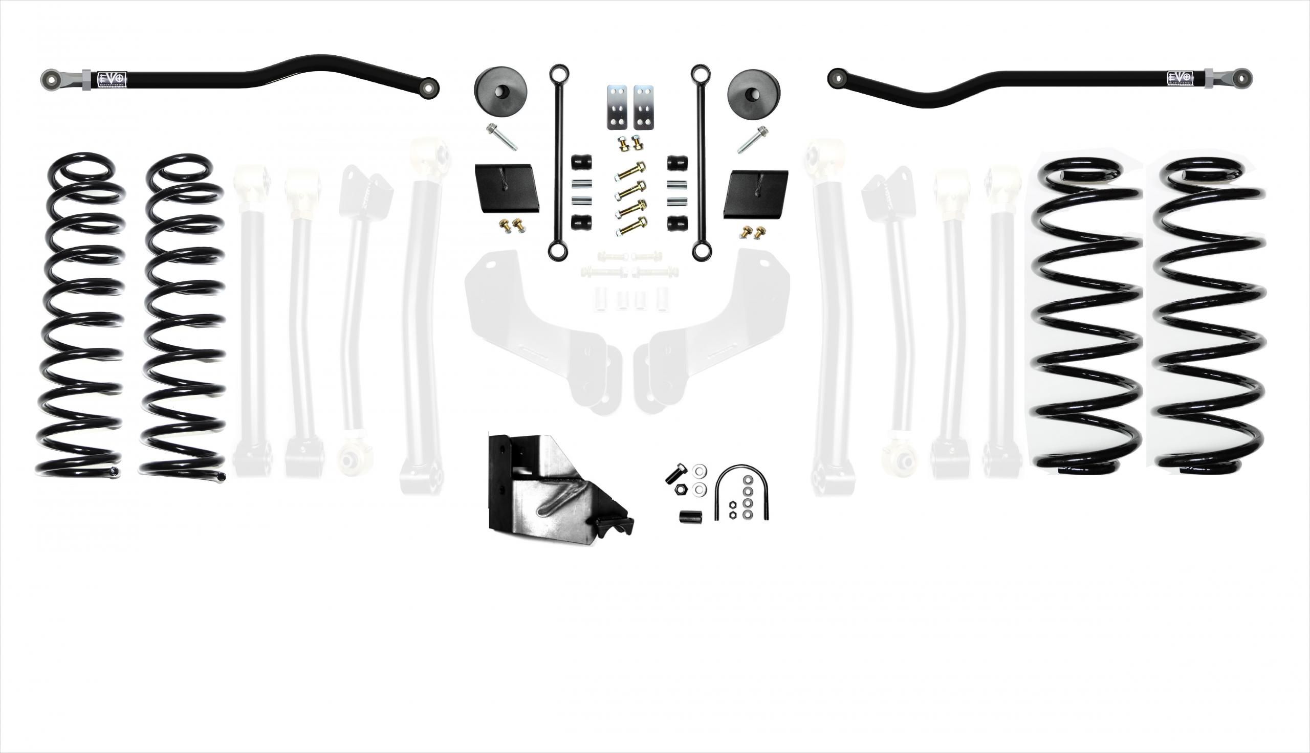 2021, 2020, 2019, 2018 Jeep Wrangler Suspension Lift Kit