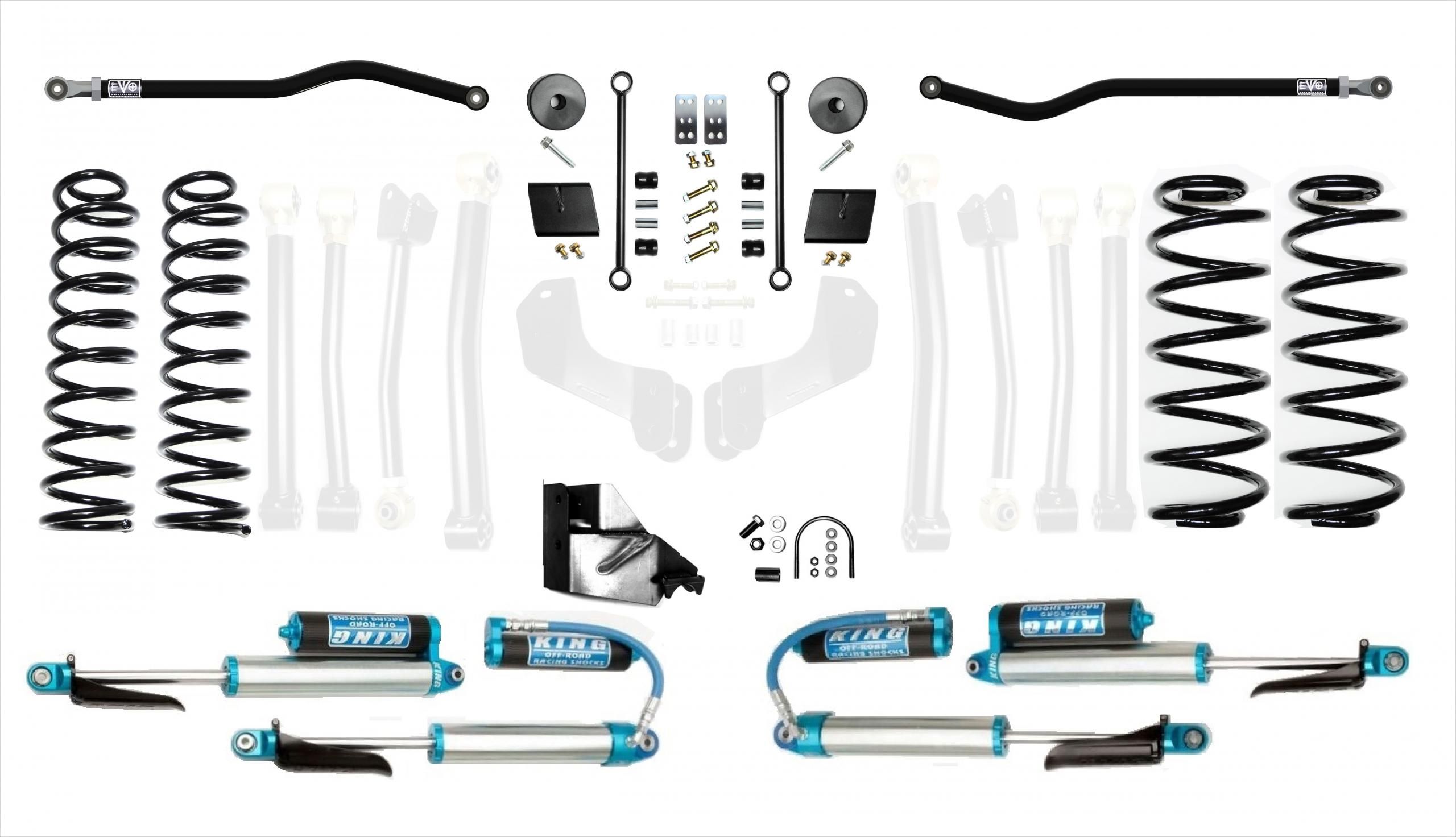 2021, 2020, 2019, 2018 Jeep Wrangler Suspension Lift Kit
