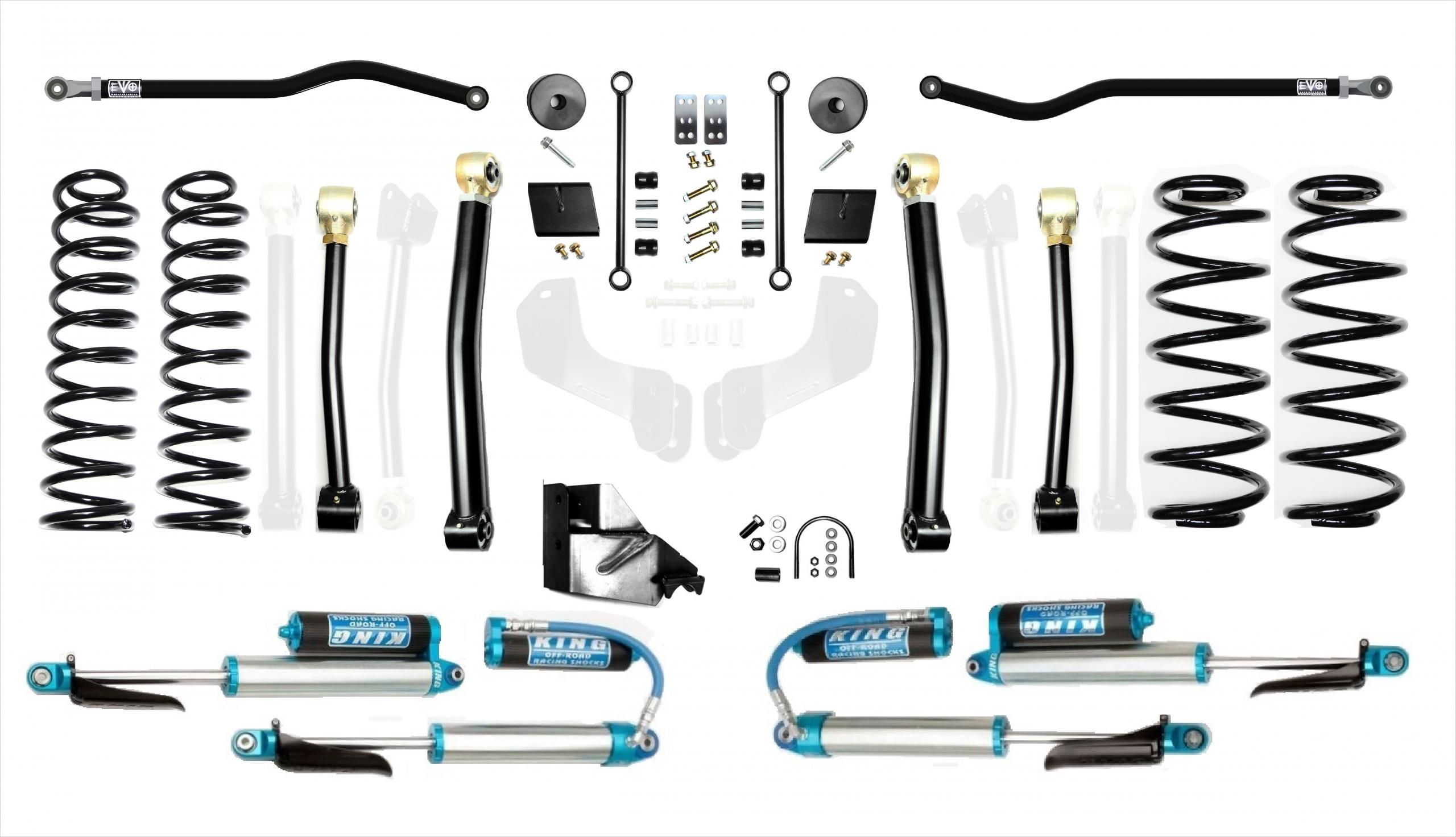 2021, 2020, 2019, 2018 Jeep Wrangler Suspension Lift Kit