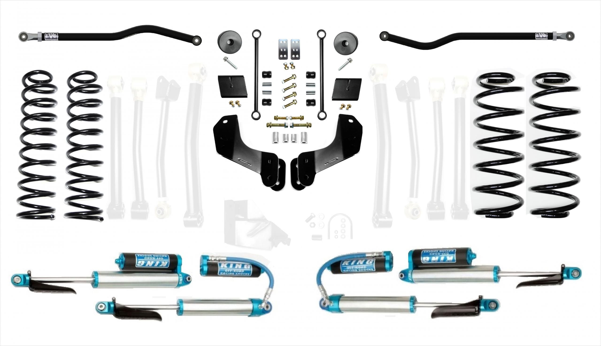 2021, 2020, 2019, 2018 Jeep Wrangler Suspension Lift Kit