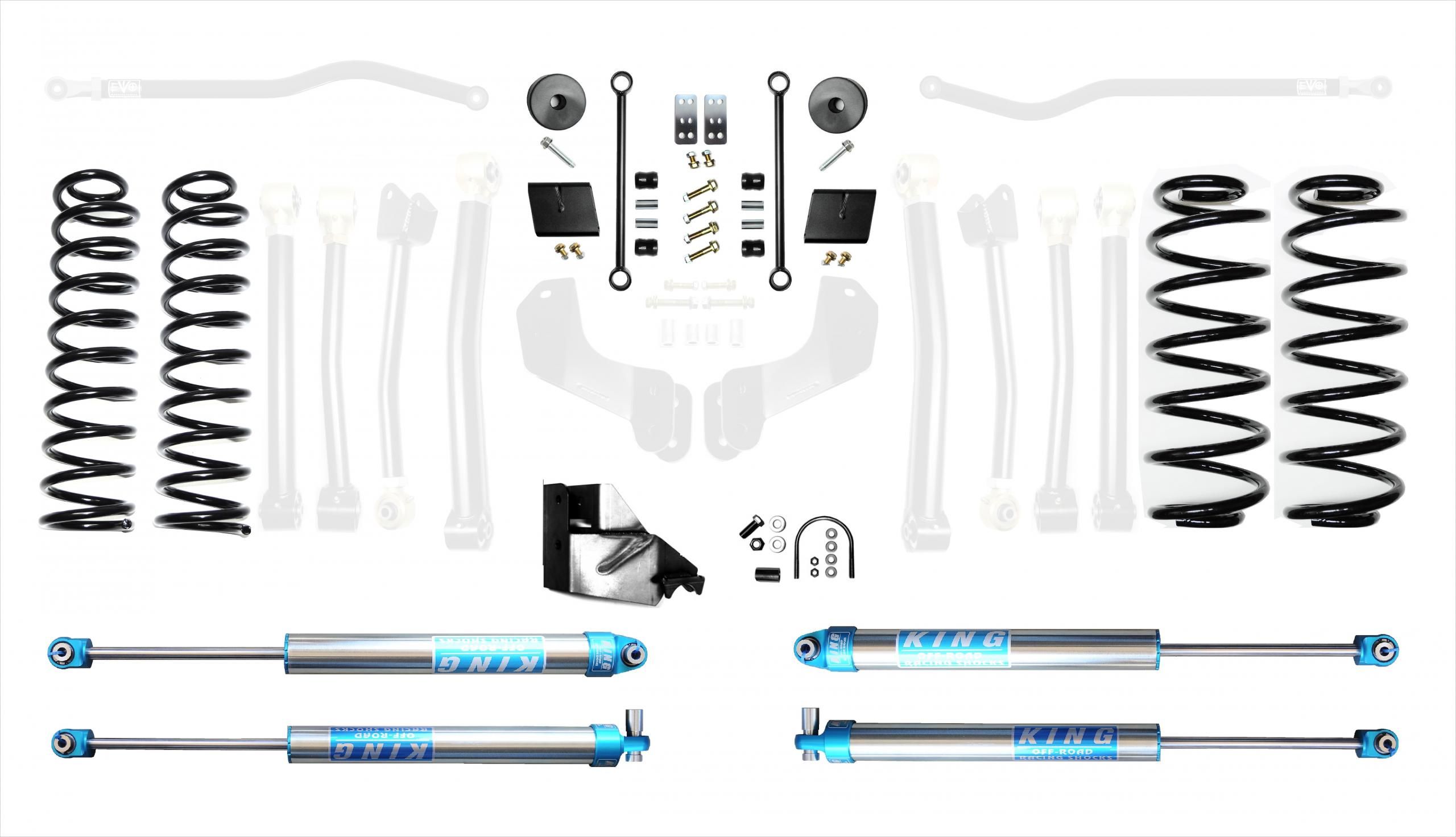 2021, 2020, 2019, 2018 Jeep Wrangler Suspension Lift Kit