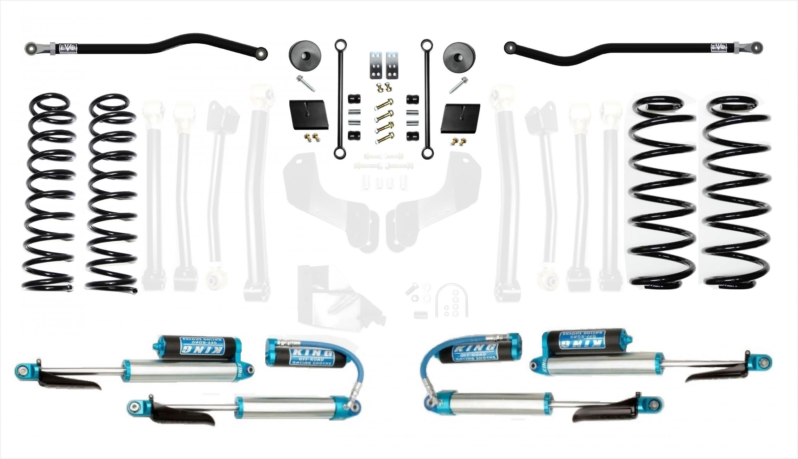 2021, 2020, 2019, 2018 Jeep Wrangler Suspension Lift Kit