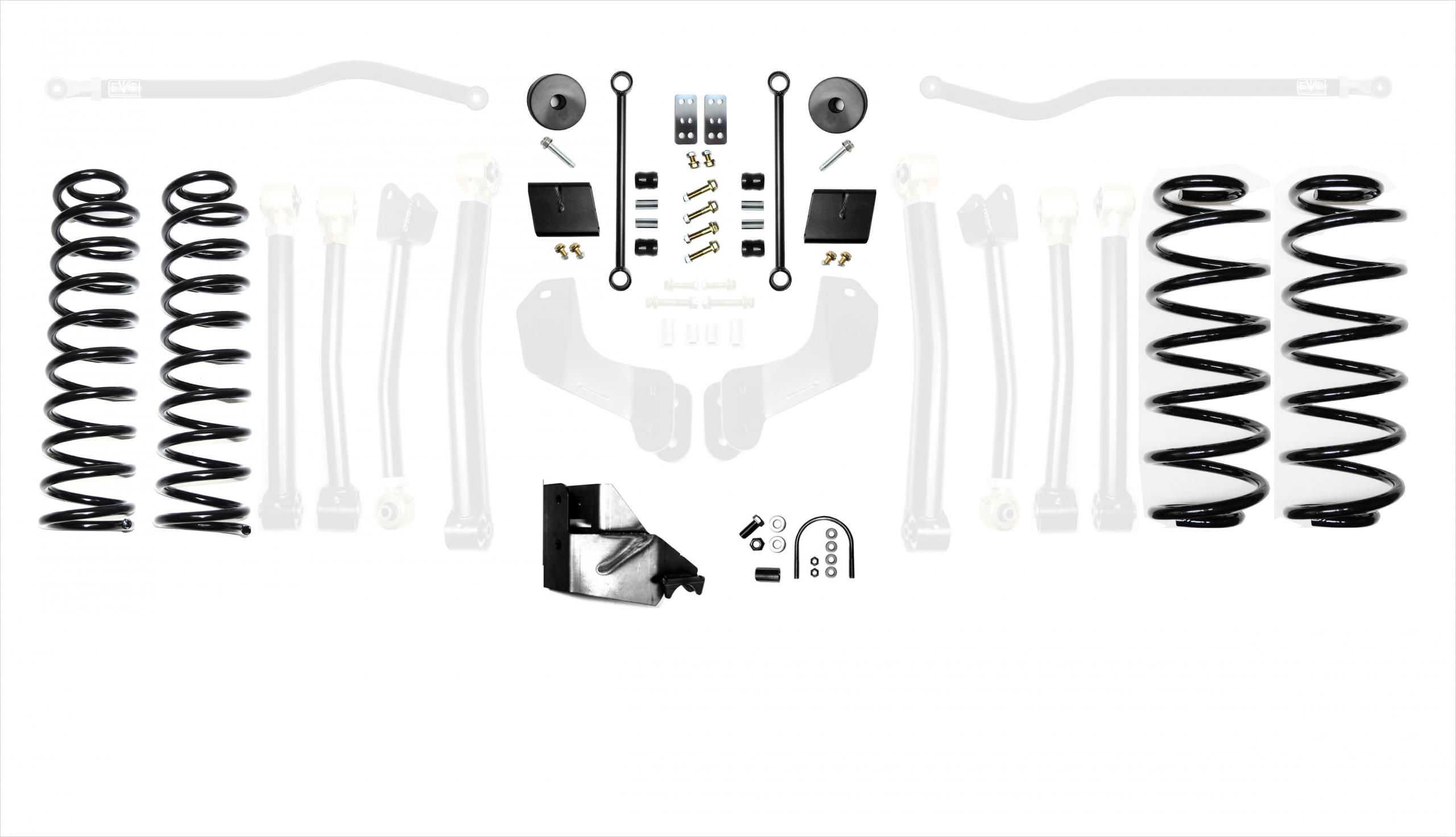 2021, 2020, 2019, 2018 Jeep Wrangler Suspension Lift Kit