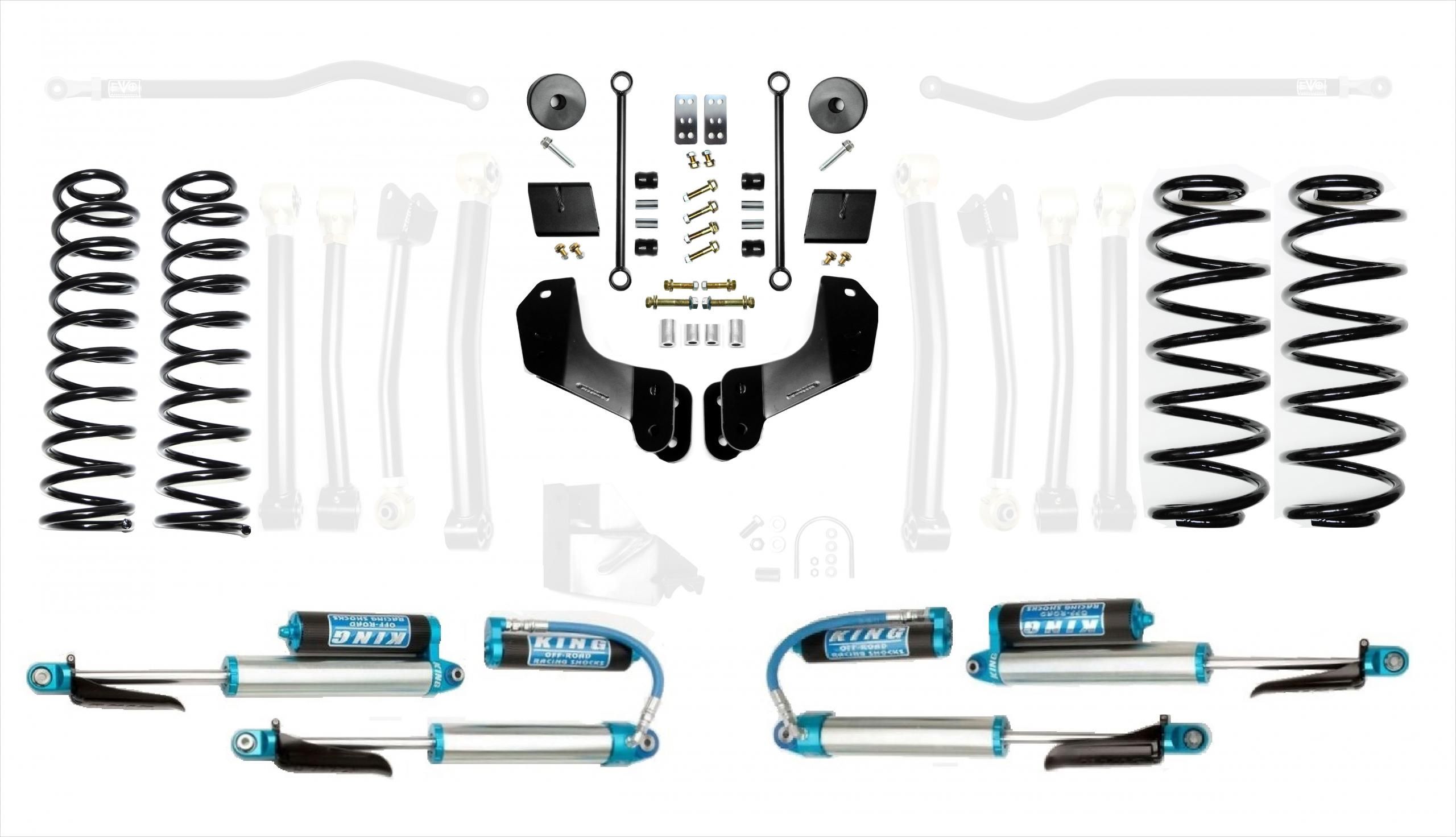 2021, 2020, 2019, 2018 Jeep Wrangler Suspension Lift Kit