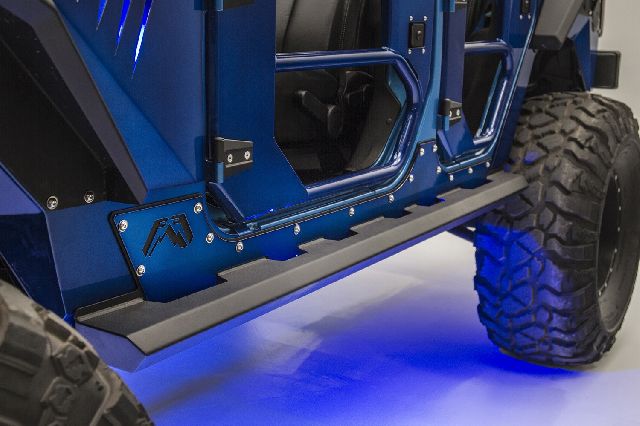 2007-2017 Jeep Wrangler Rocker Panel Guard (Fab Fours)