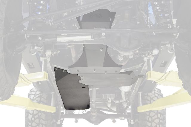 2007-2017 Jeep Wrangler Skid Plate - Fuel Tank (Fab Fours)