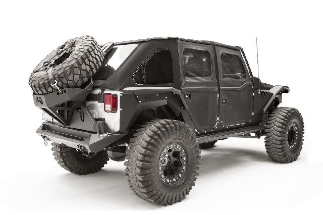 2007-2024 Jeep Wrangler Fender Flare - Rear (Fab Fours)