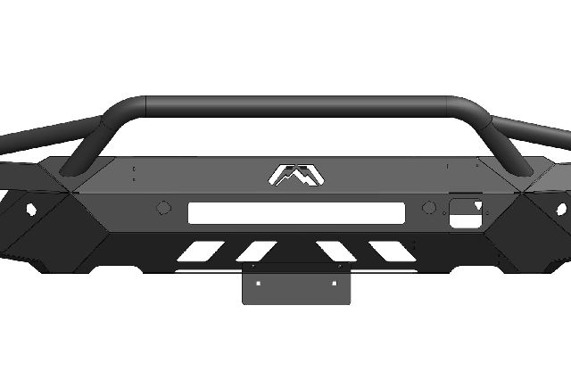 2021-2022 Ford Bronco License Plate Bracket - Front (Fab Fours)