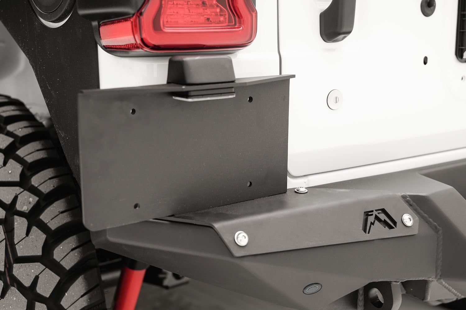 2024, 2023, 2022, 2021, 2020, 2019, 2018 Jeep Wrangler License Plate Bracket