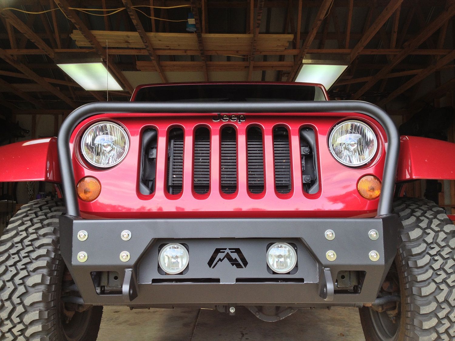 2017, 2016, 2015, 2014, 2013, 2012, 2011, 2010, 2009, 2008, 2007 Jeep Wrangler Bumper