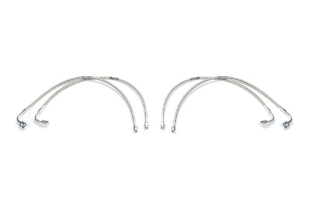 2007-2017 Jeep Wrangler Brake Hydraulic Hose Kit - Front and Rear (Fabtech)