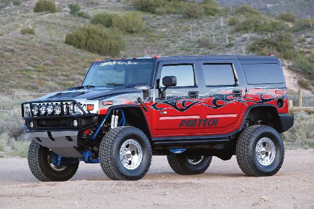 2003-2008 Hummer H2 Suspension Lift Kit (Fabtech)