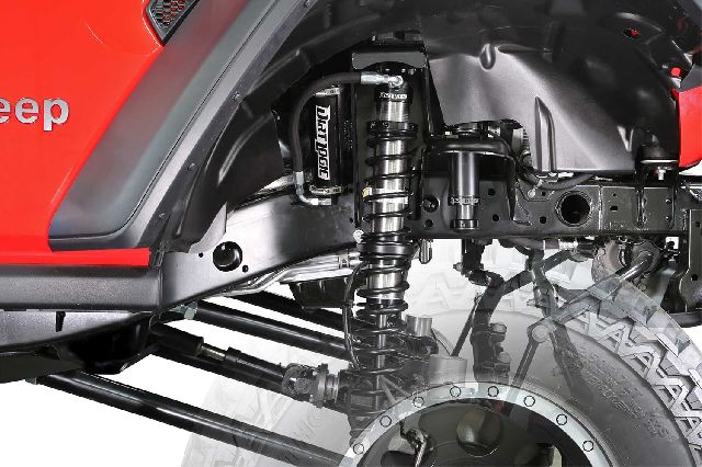2018-2020 Jeep Wrangler Suspension Shock Absorber Conversion Kit - Front (Fabtech)