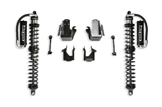 2021-2023 Jeep Wrangler Suspension Shock Absorber Conversion Kit (Fabtech)