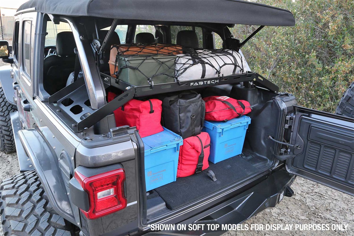 2021, 2020, 2019, 2018 Jeep Wrangler Deck Lid Rack