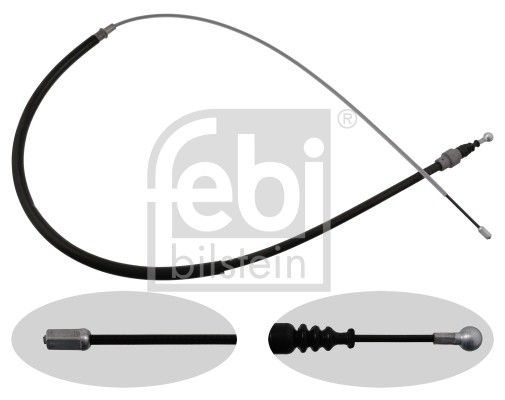 2004-2007 Volkswagen Golf Parking Brake Cable - Rear (Febi)