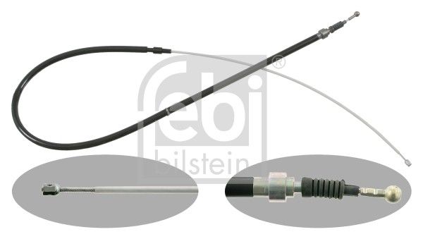 1998-2010 Volkswagen Beetle Parking Brake Cable - Rear (Febi)